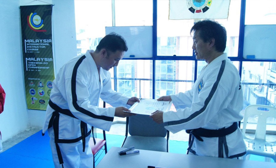 Year 2014 ITF President Grand Master Choi Jung Hwa Visit